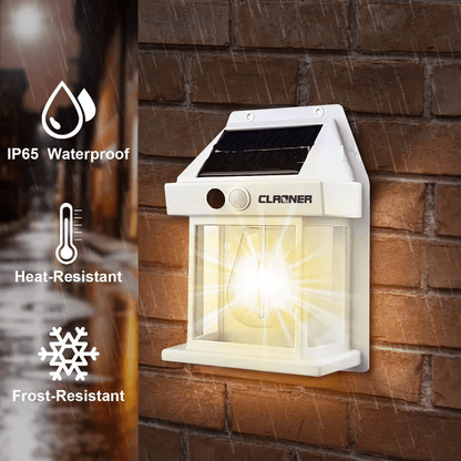 LED Solar Wall Lights Outdoor PIR Motion Sensor Garden Security Lamp With Durability  Stylish Accen 2