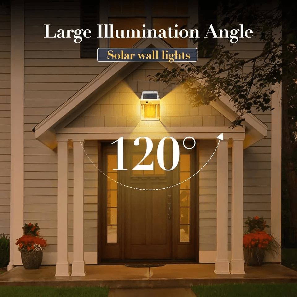 LED Solar Wall Lights Outdoor PIR Motion Sensor Garden Security Lamp With Durability  Stylish Accen 3