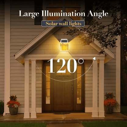 LED Solar Wall Lights Outdoor PIR Motion Sensor Garden Security Lamp With Durability  Stylish Accen 3
