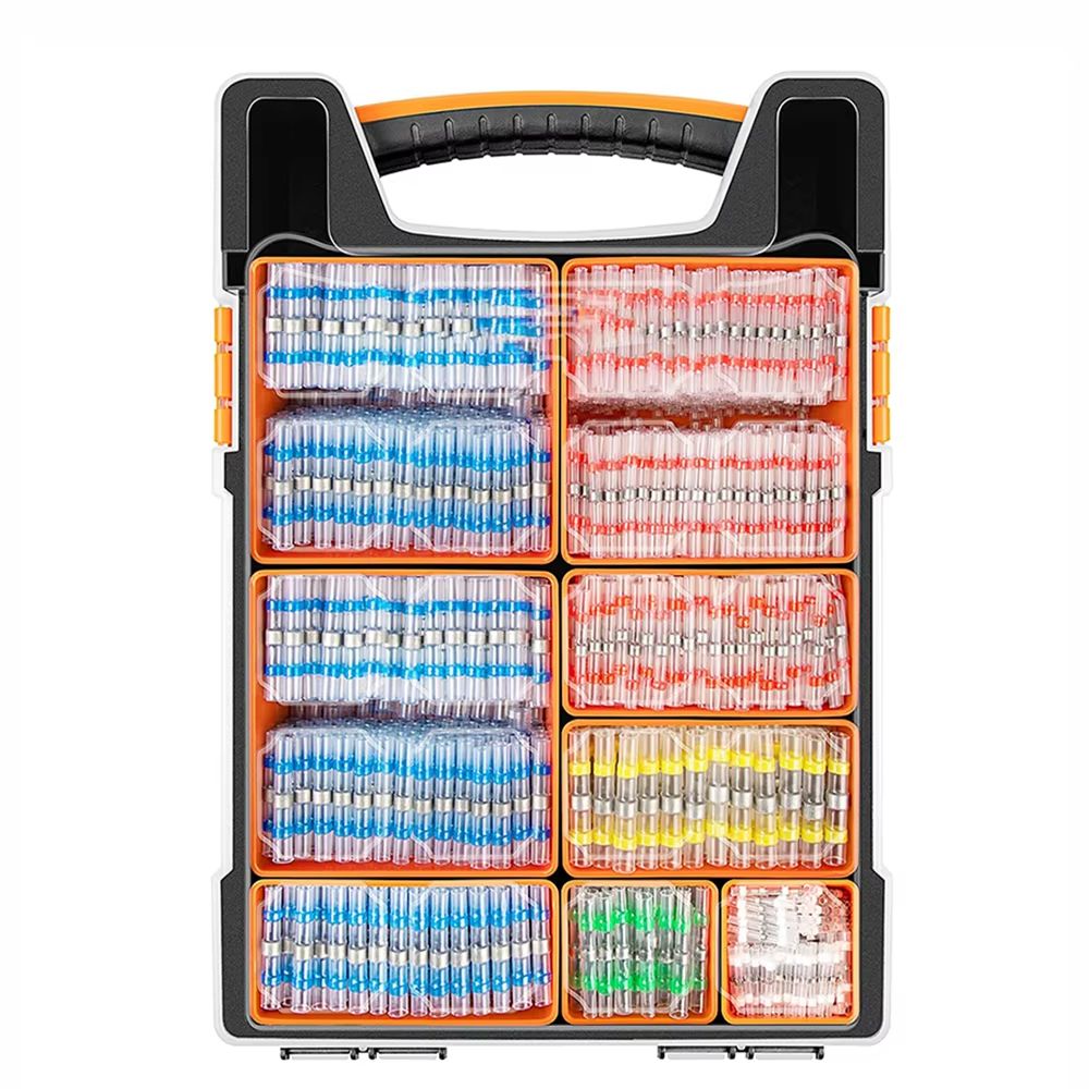 Heat Shrinkable Wire Connectors, SST21 Waterproof Sleeve for AWG22-18 Butt Electrical Splice Tinned Solder Seal Terminal