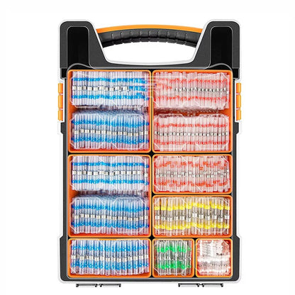 Heat Shrinkable Wire Connectors, SST21 Waterproof Sleeve for AWG22-18 Butt Electrical Splice Tinned Solder Seal Terminal