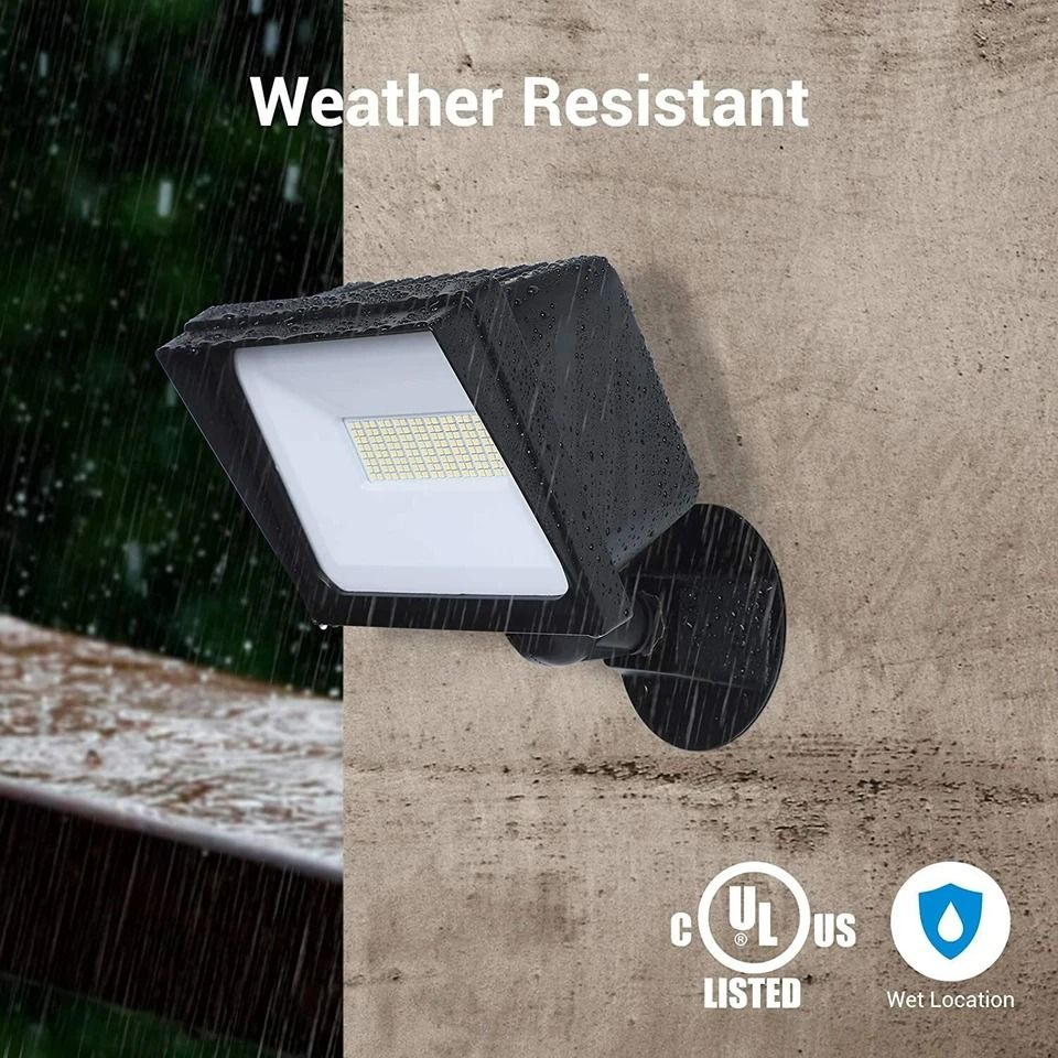 Outdoor 65W LED Flood Light 6670 Lumen Security Light For Backyard Porch And Entryways 3