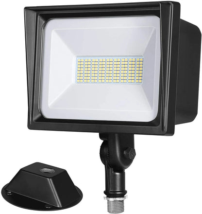 Outdoor 65W LED Flood Light, 6670 Lumen Security Light for Backyard, Porch, and Entryways