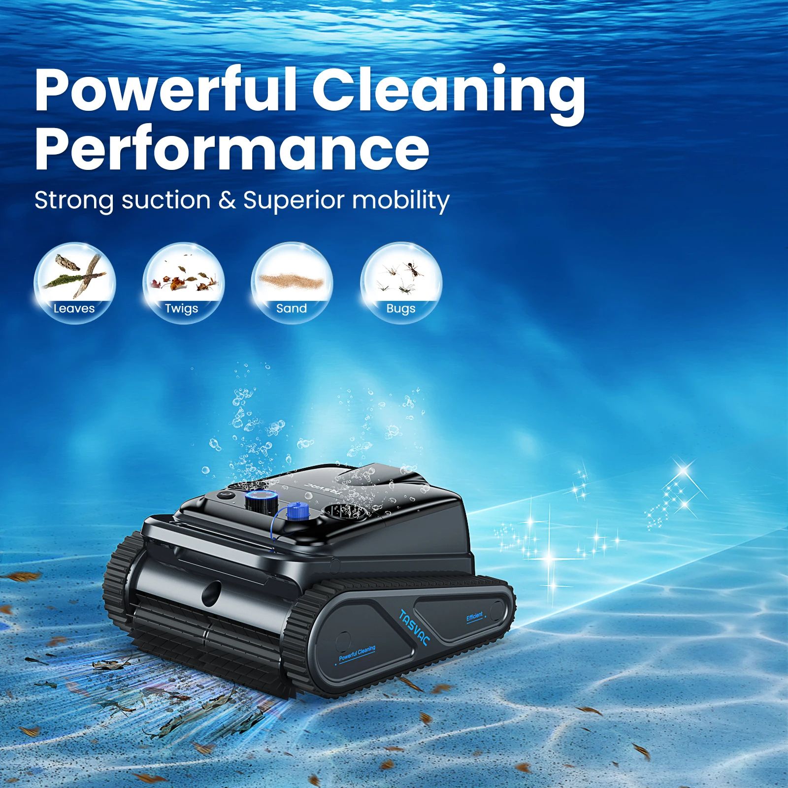Premium Cordless Robotic Pool Vacuum Cleaner For Inground Pools With Motors Wall  Waterline Cleanin 1