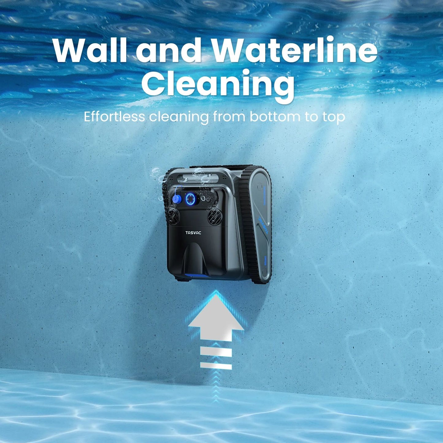 Premium Cordless Robotic Pool Vacuum Cleaner For Inground Pools With Motors Wall  Waterline Cleanin 3