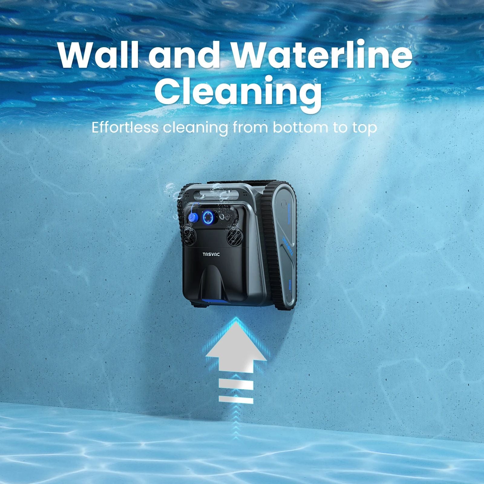 Premium Cordless Robotic Pool Vacuum Cleaner For Inground Pools With Motors Wall  Waterline Cleanin 3