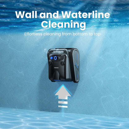 Premium Cordless Robotic Pool Vacuum Cleaner For Inground Pools With Motors Wall  Waterline Cleanin 3