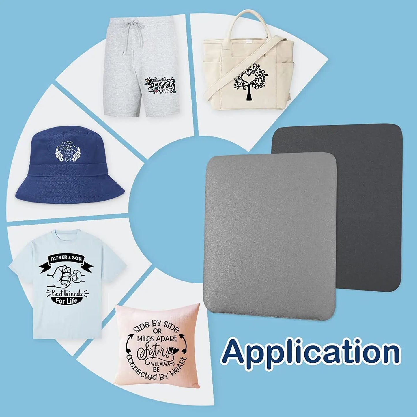 HTVRONT Heat Press Mat For Heat Press Machines DoubleSided Ironing Mat For HTV TShirts  Sublimation 1