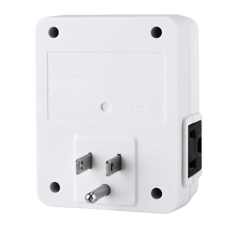 Indoor Outlet Timer PlugIn 24Hour Light Timer Switch For Lamps Appliances  Holiday Decor 6