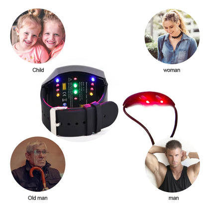 High Tech Laser Therapy Watch For Elderly Blood Sugar Hypertnsion Support Laser Machine For Blood V 3