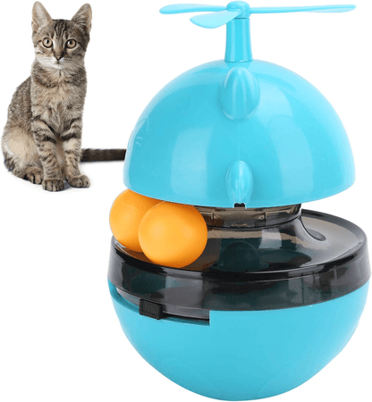 Cat Toy Automatic Interactive Cat Laser Toy With USB Rechargeable Ball Feather Indoor Exercise Chas 1