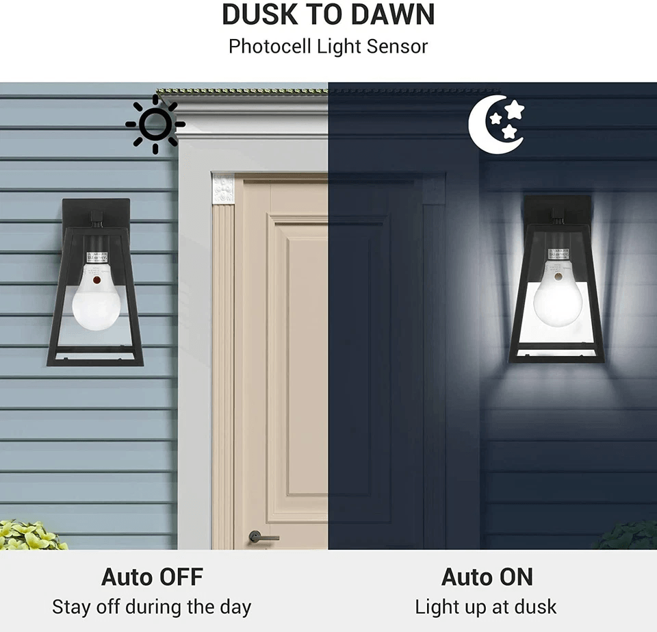Automatic Dusk To Dawn LED Bulbs Super Bright Outdoor Sensor Lights Daylight UL Energy Star Lamp Re 4