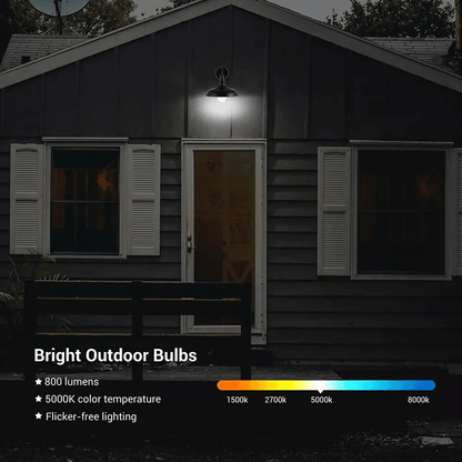 Automatic Dusk To Dawn LED Bulbs Super Bright Outdoor Sensor Lights Daylight UL Energy Star Lamp Re 5