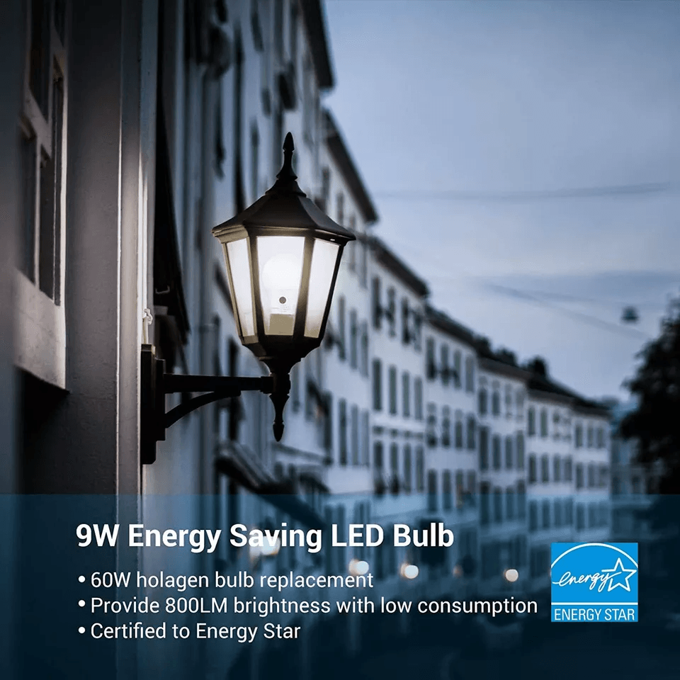 Automatic Dusk To Dawn LED Bulbs Super Bright Outdoor Sensor Lights Daylight UL Energy Star Lamp Re 3