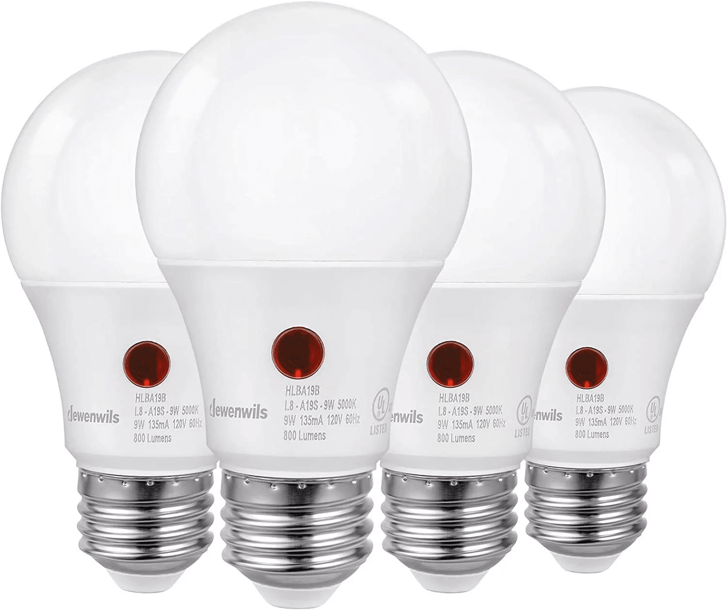Automatic Dusk to Dawn LED Bulbs, Super Bright Outdoor Sensor Lights, Daylight, UL Energy Star, Lamp Replace