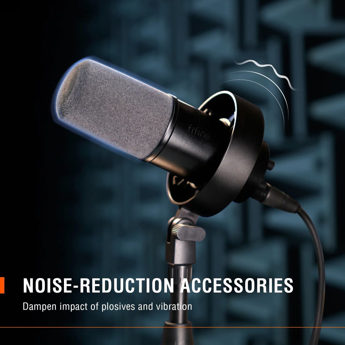 Studio Quality FIFINE K688 MicDual USBXLR Dynamic Microphone With Volume Control Shock Mount For Po 4