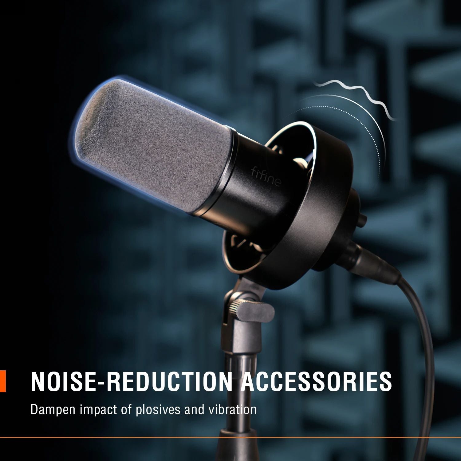 Studio Quality FIFINE K688 MicDual USBXLR Dynamic Microphone With Volume Control Shock Mount For Po 4