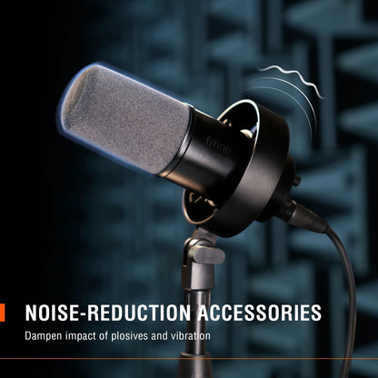 Studio Quality FIFINE K688 MicDual USBXLR Dynamic Microphone With Volume Control Shock Mount For Po 4