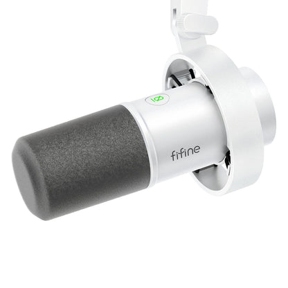 Studio Quality FIFINE K688 MicDual USBXLR Dynamic Microphone With Volume Control Shock Mount For Po 8