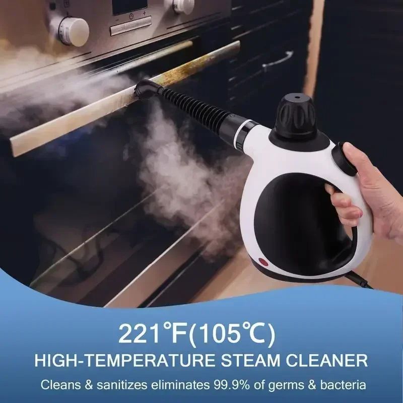 KOITAT Handheld Steam Cleaner Multipurpose Portable Pressure Steamer With 10Piece Accessory Kit For 2