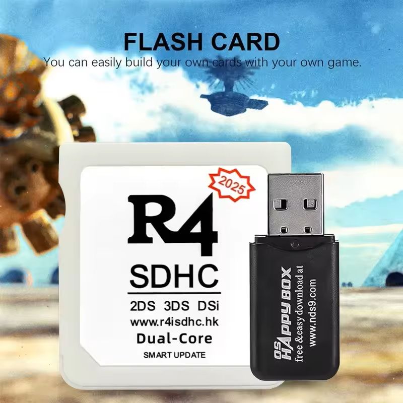 R4 SDHC Adapter Flashcard for Game Storage and Backup
