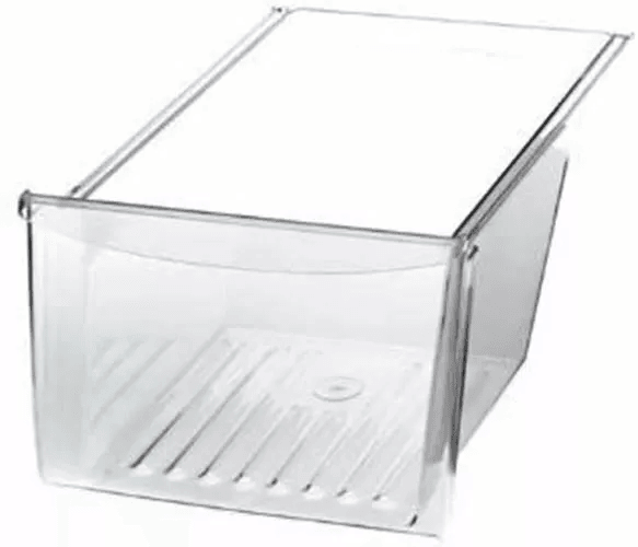 Crisper Pan Bottom Compatible with Frigidaire Kenmore Refrigerator, Clear Replacement Drawer