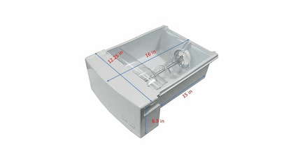 Ice Container Compatible With GE General Electric Refrigerator Durable Replacement Ice Bucket Assem 2