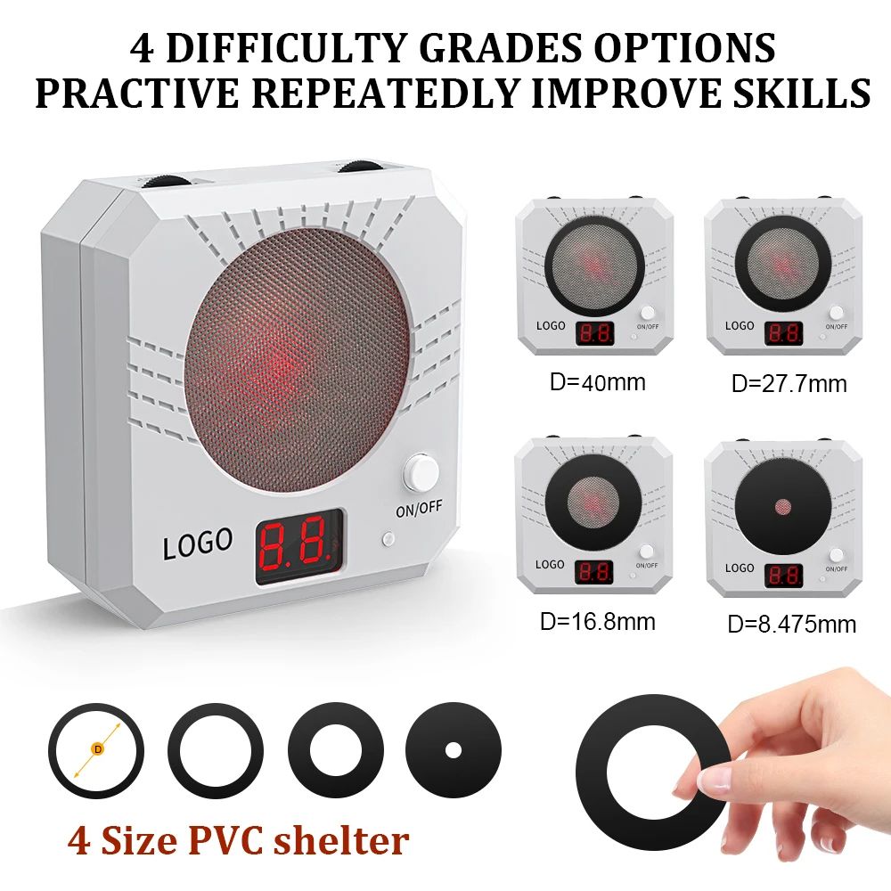 Infrared Induction Electronic Scoring Laser Target Color-Sensitive Shooting Practice Toy with Sound Effects for Training
