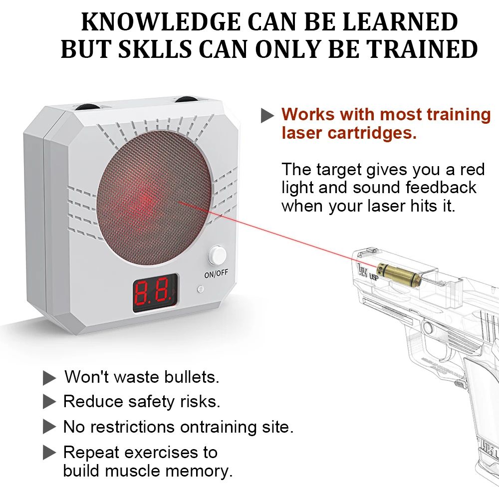 Infrared Induction Electronic Scoring Laser Target ColorSensitive Shooting Practice Toy With Sound  1
