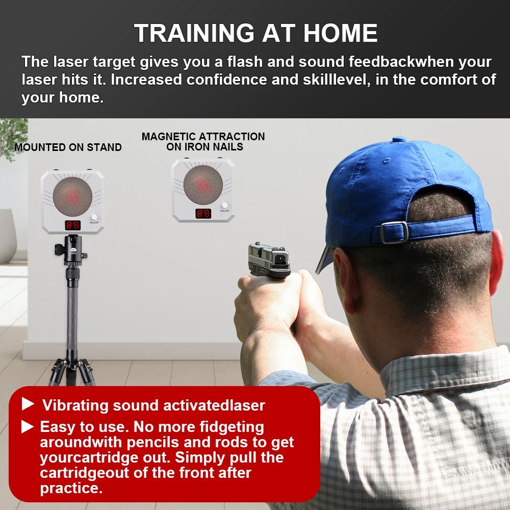 Infrared Induction Electronic Scoring Laser Target ColorSensitive Shooting Practice Toy With Sound  5