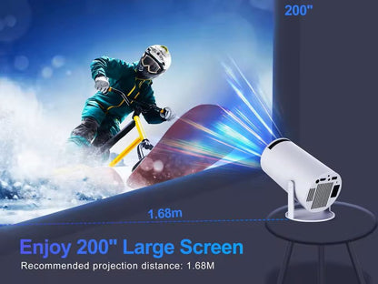 Wireless Home Projector With WiFi And Screen Mirroring 3