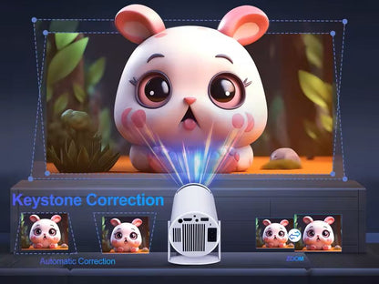 Wireless Home Projector With WiFi And Screen Mirroring 4