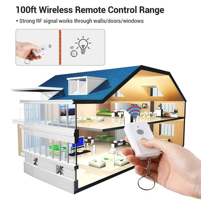 Wireless Remote Control Outlet 100 FT LongRange Light Switch 1