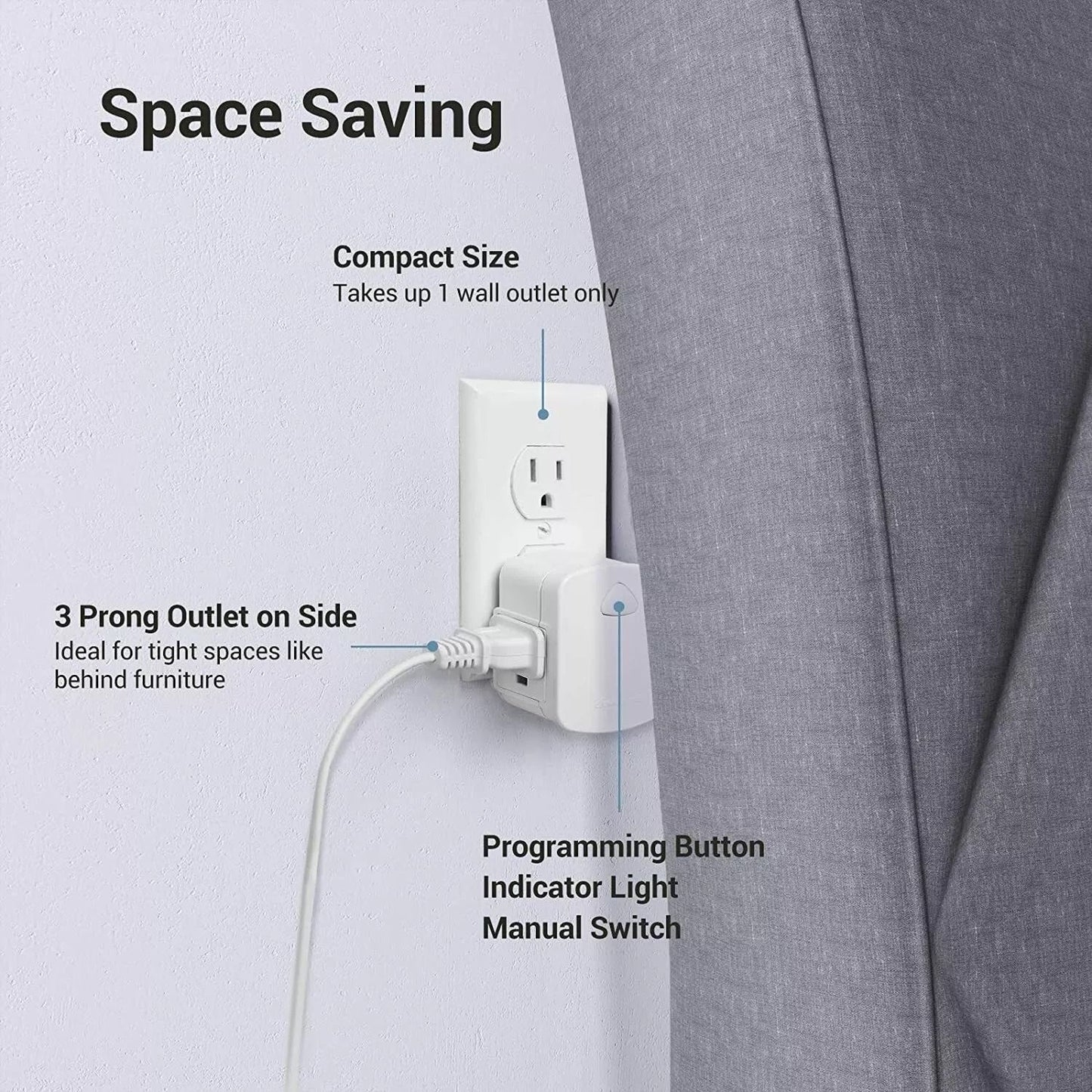 Wireless Remote Control Outlet 100 FT LongRange Light Switch 3