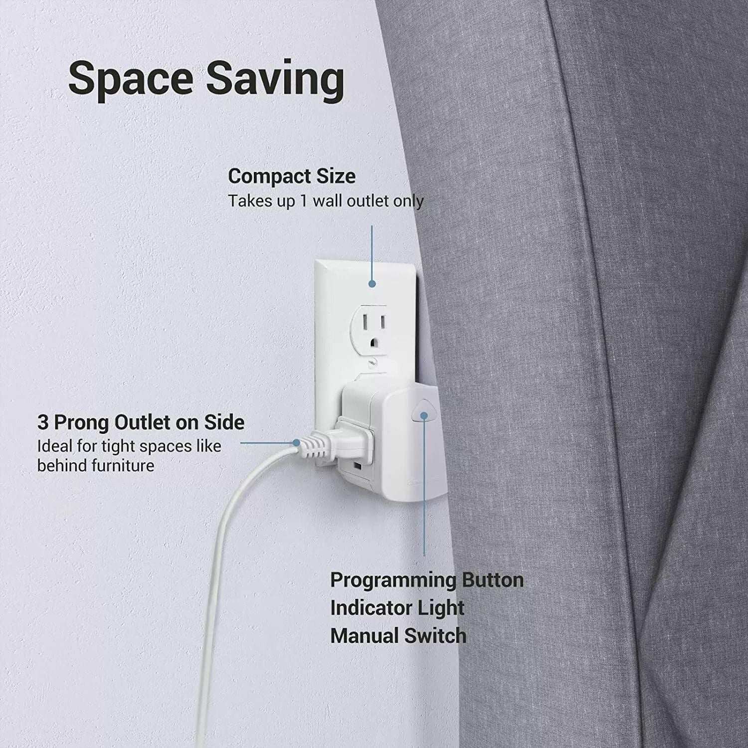 Wireless Remote Control Outlet 100 FT LongRange Light Switch 3