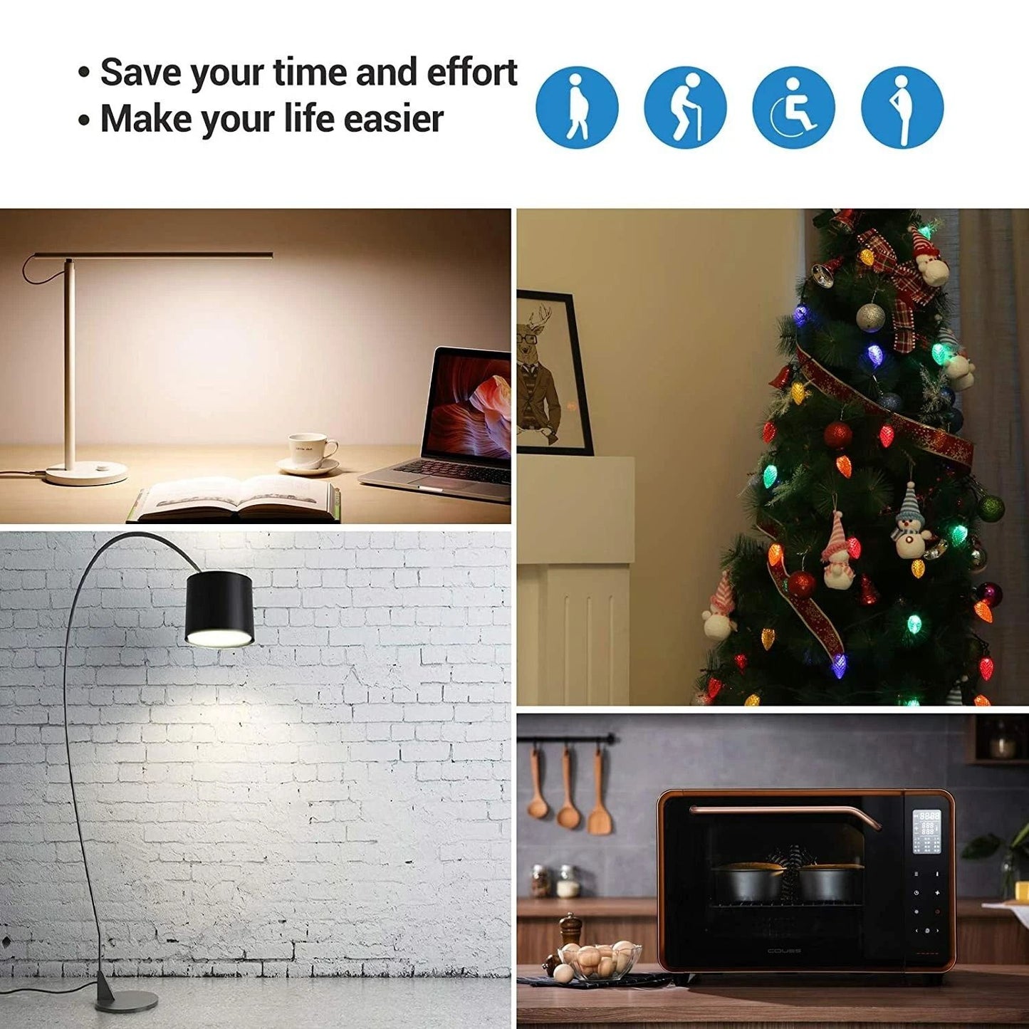 Wireless Remote Control Outlet 100 FT LongRange Light Switch 2