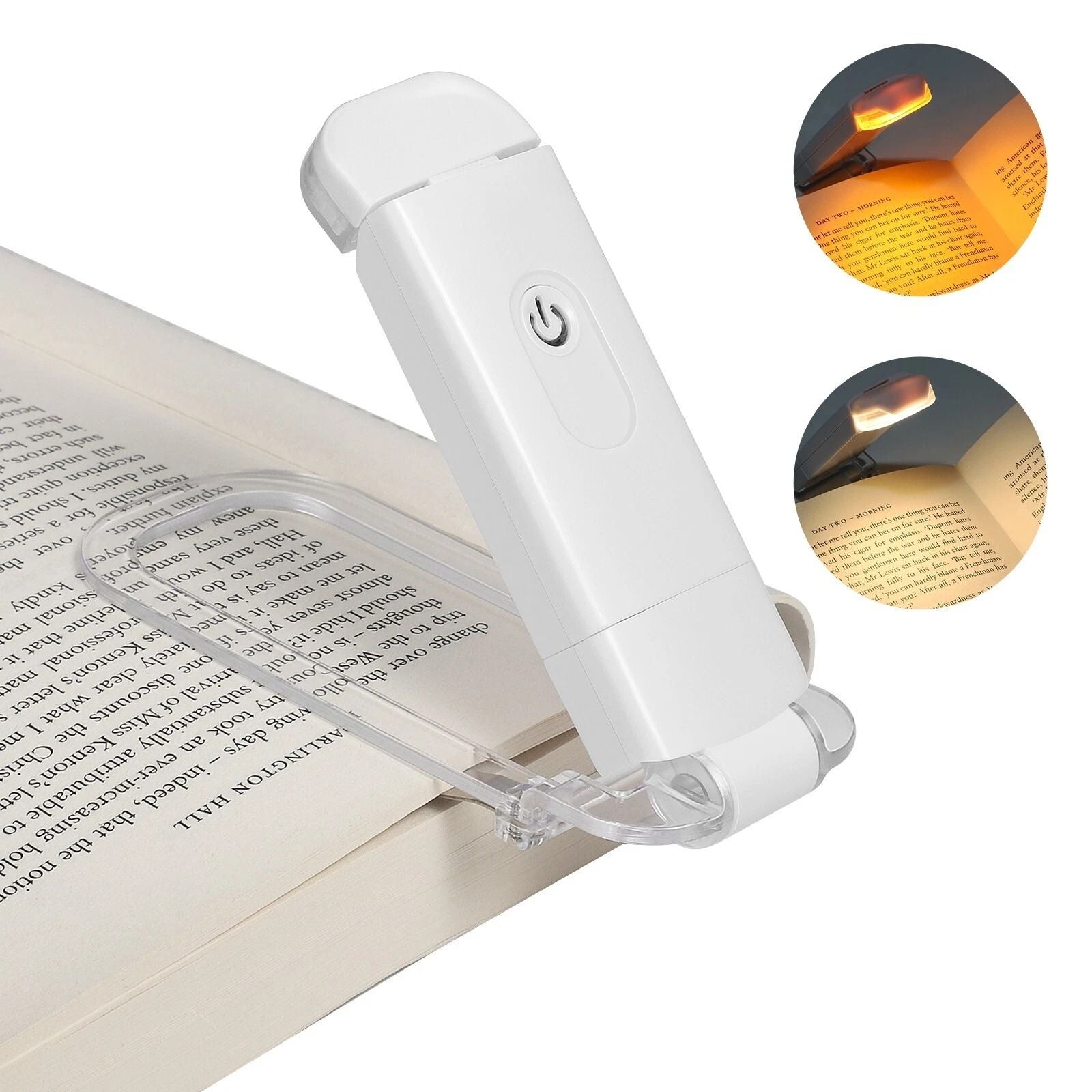 USB Rechargeable Book Reading Light, 4 Brightness Levels Lamp for kids