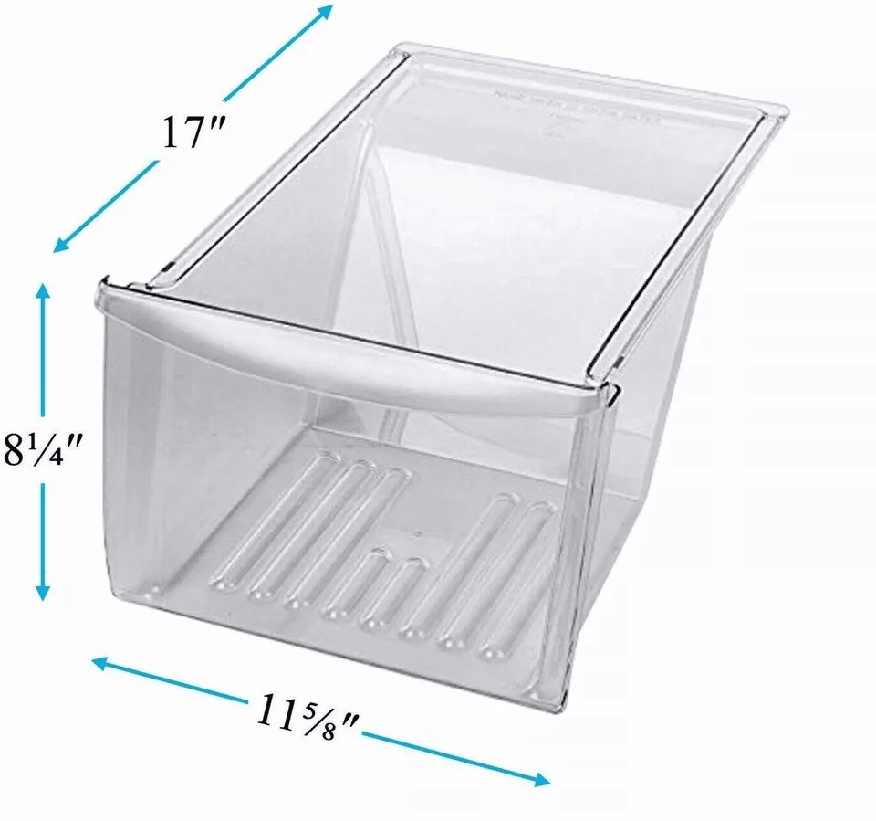 Crisper Drawer Compatible With Frigidaire Refrigerator Clear Replacement Bins 1