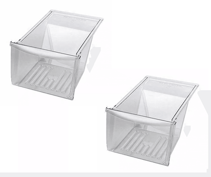 Crisper Drawer Compatible with Frigidaire Refrigerator, Clear Replacement Bins