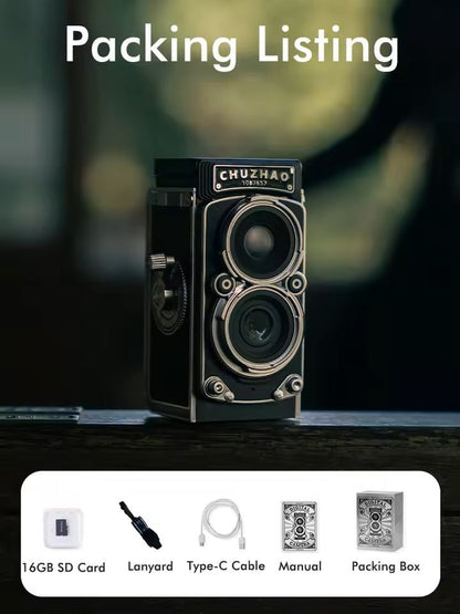 Vintage Mini Autofocus Digital Camera With 1080P HD Video 3