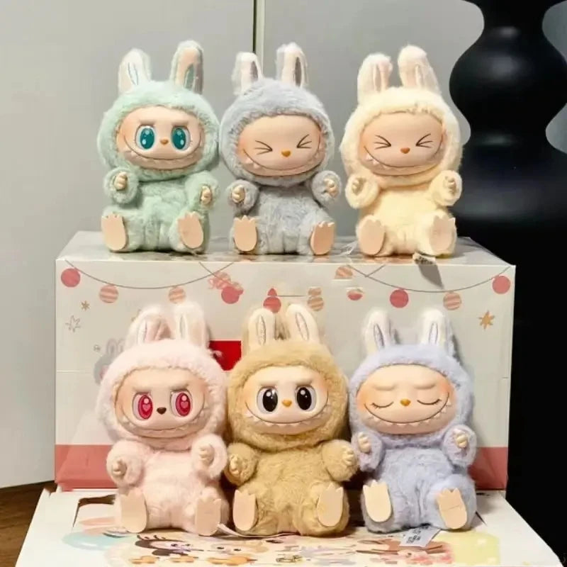 Hot Sale Anime Figure Labubu Have A Seat Series Vinyl Pendant Doll Cute Monster Replica Keychain To 2