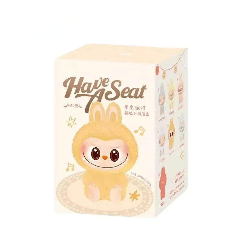 Hot Sale Anime Figure Labubu Have A Seat Series Vinyl Pendant Doll Cute Monster Replica Keychain To 8