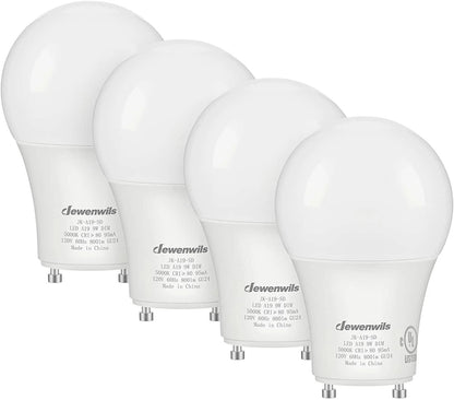 GU24 LED Light Bulb Dimmable, 5000K Daylight 2-Prong