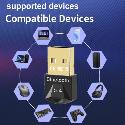 Bluetooth 54 USB Adapter For PC  Wireless Dongle Receiver For Keyboard Mouse Speaker And Audio Stre 2