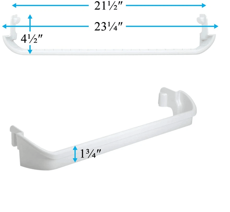 Bottom Door Rack White Compatible W Frigidaire Refrigerator Replacement Freezer Shelf Bin Durable S 1
