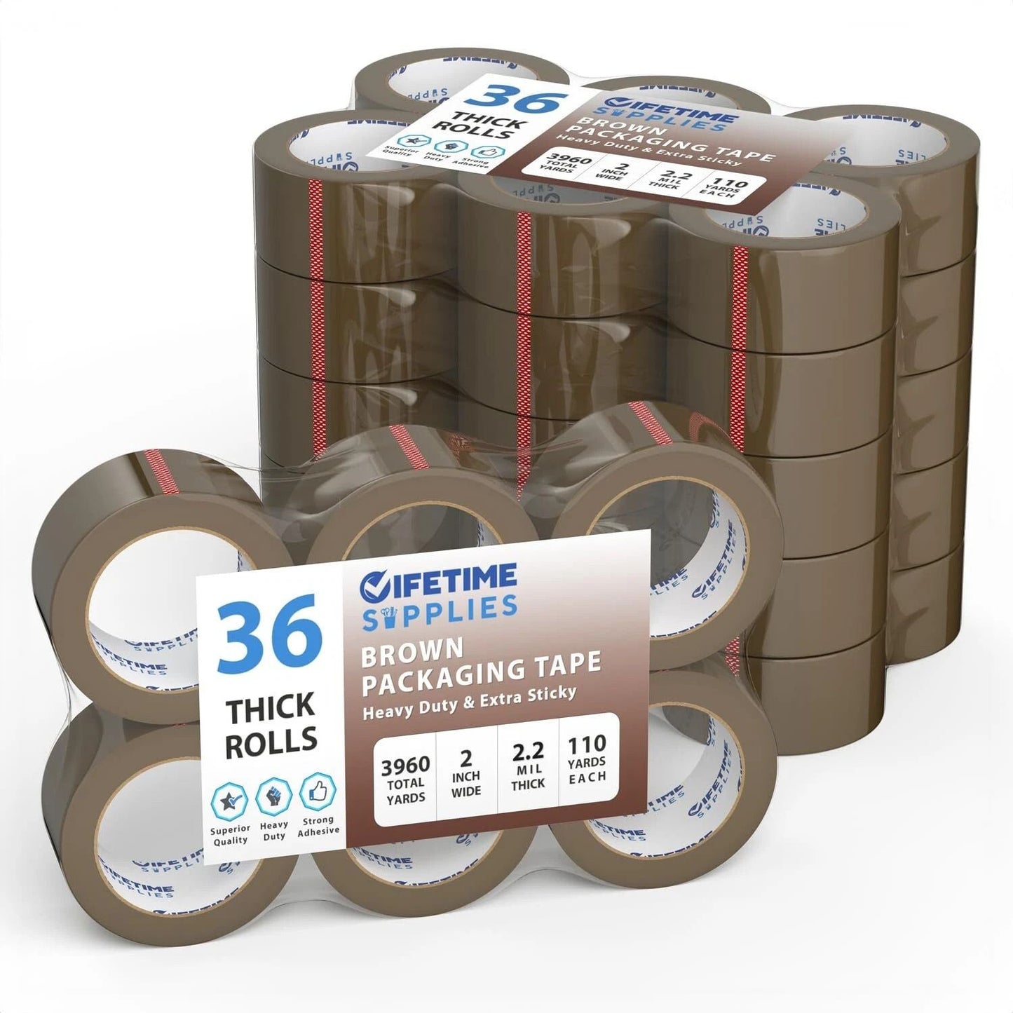 Durable Heavy Duty Parcel Tape Reliable Shipping  Packing Tape 6