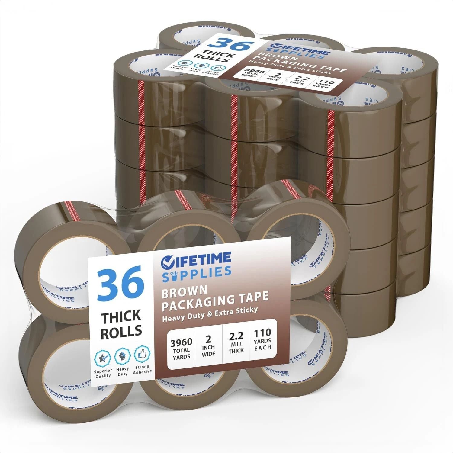Durable Heavy Duty Parcel Tape Reliable Shipping  Packing Tape 6