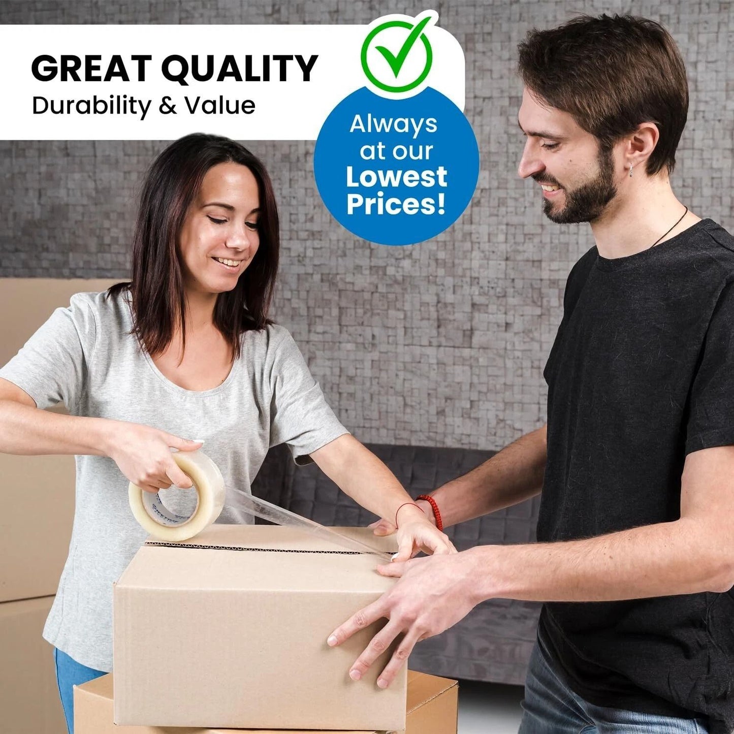 Durable Heavy Duty Parcel Tape Reliable Shipping  Packing Tape 4