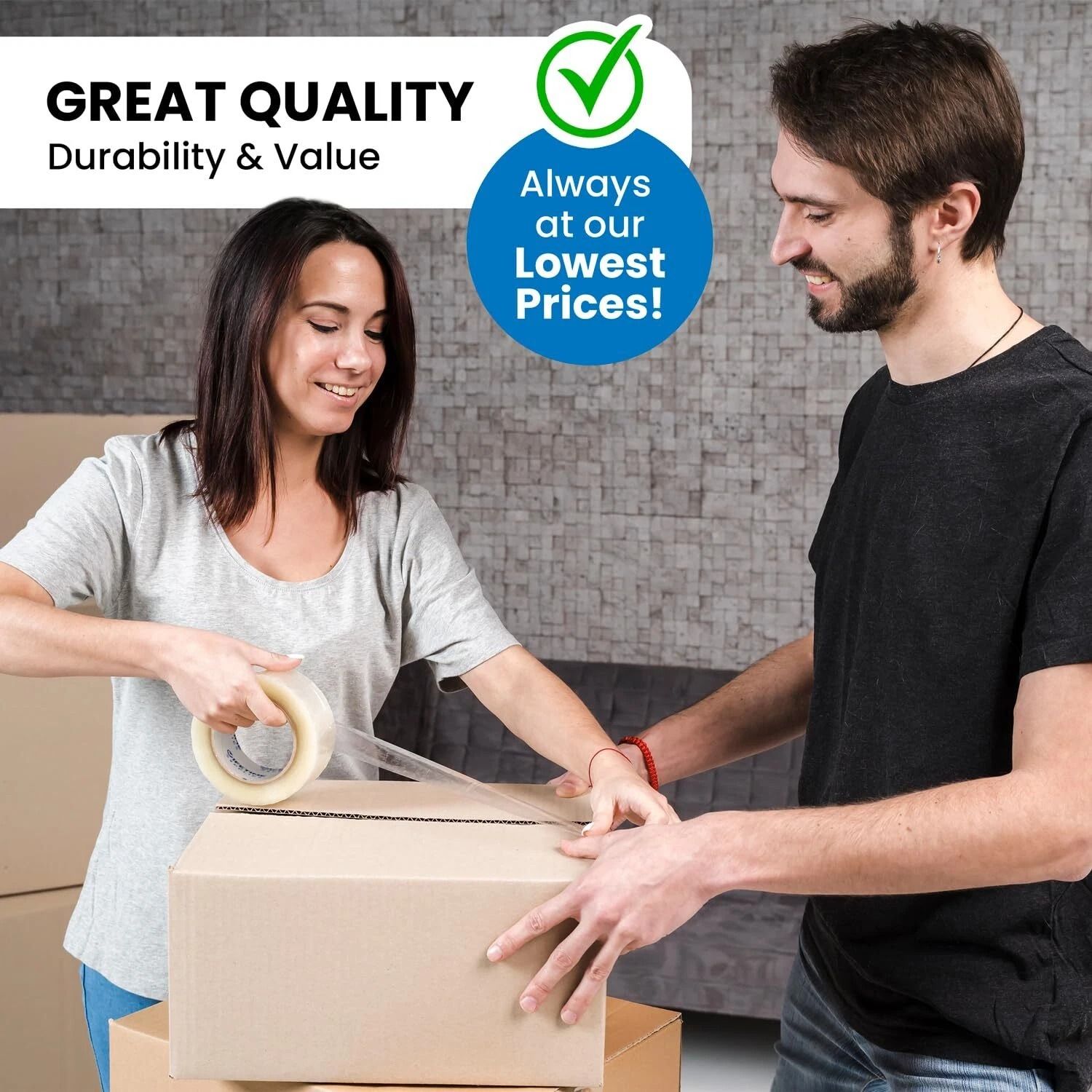 Durable Heavy Duty Parcel Tape Reliable Shipping  Packing Tape 4