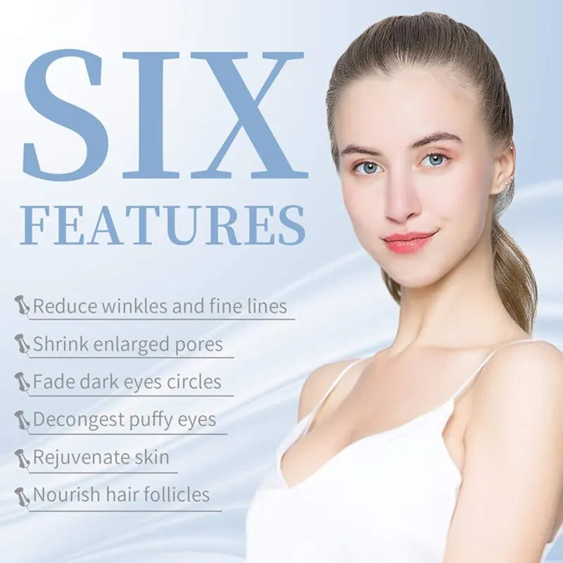 4-in-1 Handheld Electric Face Skin Beauty Tool Portable High Frequency Facial Therapy Wand for Acne Treatment & Skin T